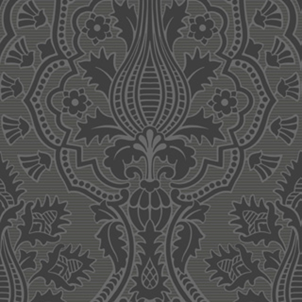 Lewis and Wood Ipek Damask Pugin Wallpaper | TM Interiors Ltd